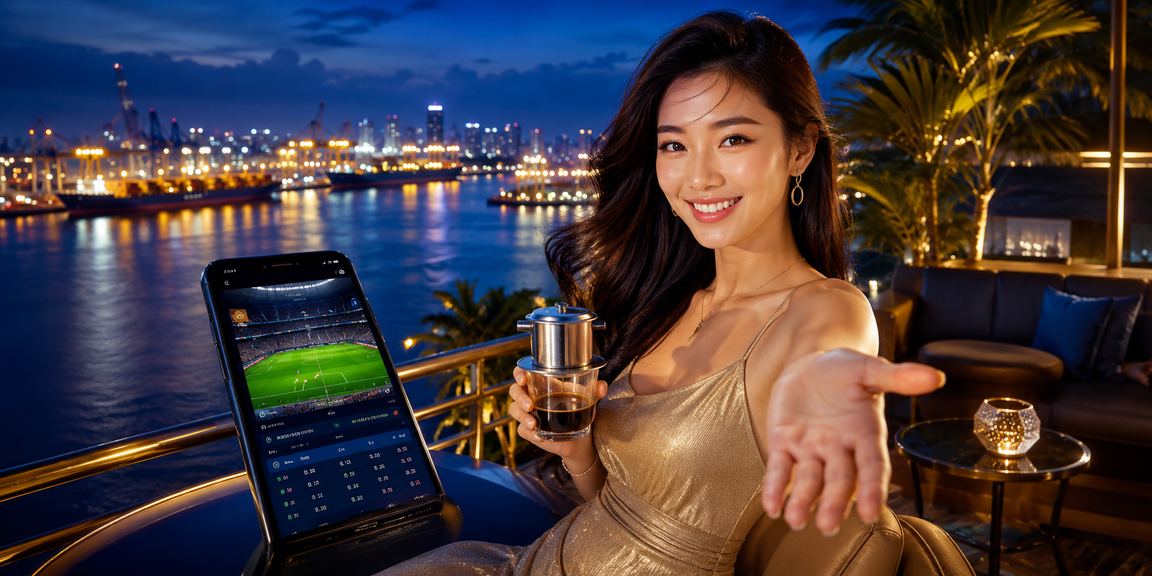 Người chơi cá cược thể thao trên điện thoại tại quán cà phê ở TP Hồ Chí Minh
